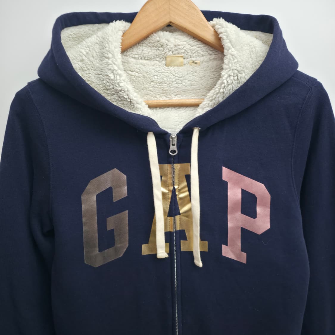 [S] GAP 갭 네이비 후리스 후드 집업 상품이미지2