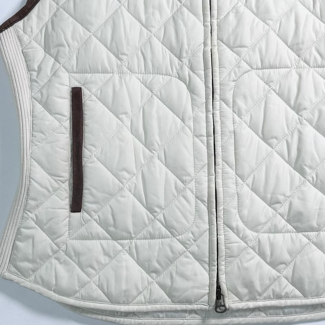 폴로 우먼스 크레스트 로고 퀼팅 베스트 상품이미지5