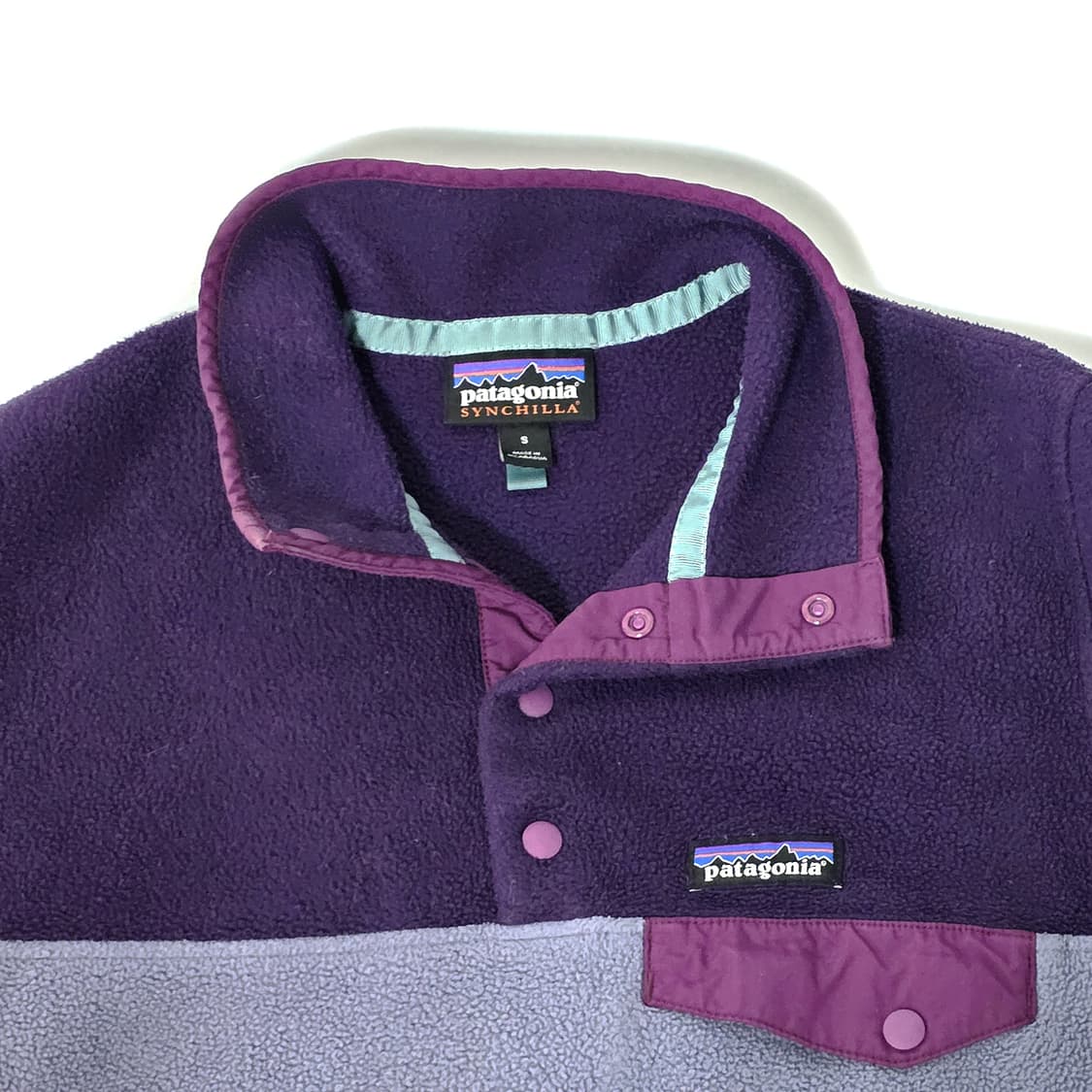 [W/S] 파타고니아 신칠라 스냅티 퍼플 상품이미지4