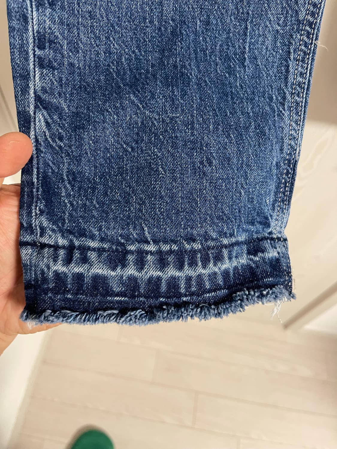 갭 (GAP) High Rise Cheeky Straight 데님31 상품이미지5