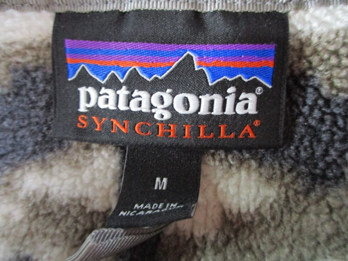 10s 파타고니아 신칠라 스냅-T 브라운/아이보리 상품이미지3