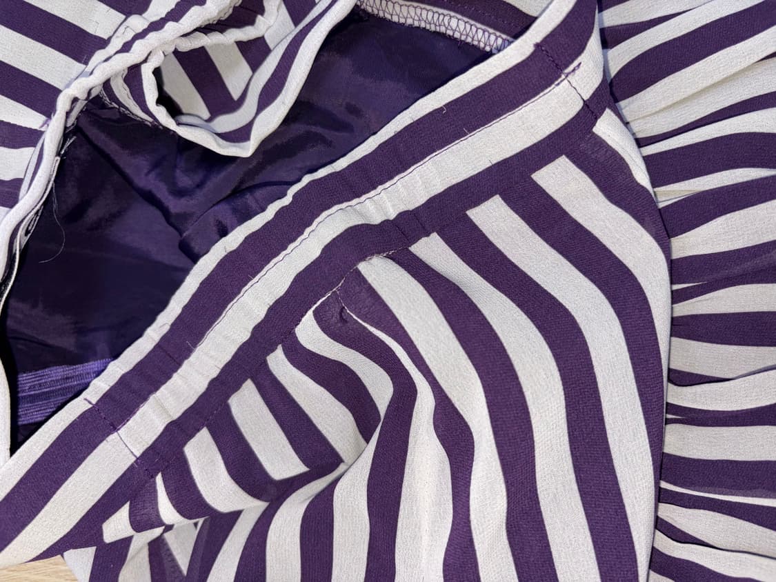 ID Vintage 퍼플 프릴 미디 스커트 상품이미지6