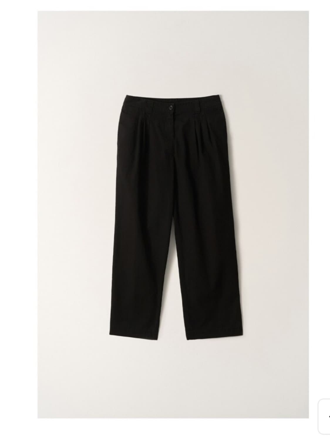 낫띵리튼 lena 3-tuck pants black s 상품이미지3