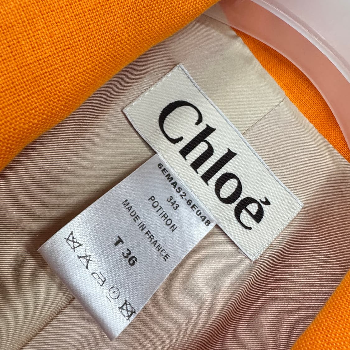 끌로에 패치 포켓 싱글 린넨 코트 상품이미지2