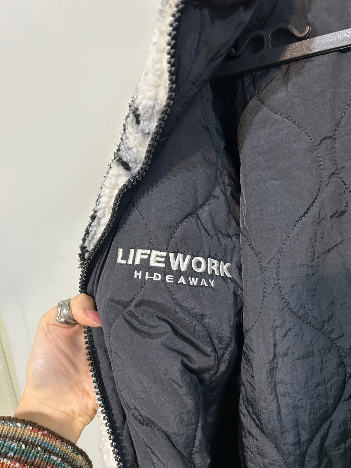 라이프워크 양면 뽀글이 후리스점퍼 L  상품이미지3