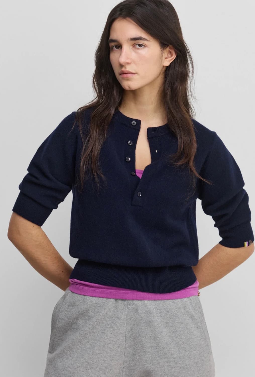 [F]익스트림캐시미어 26ss 미미 니트/그레이 상품이미지3