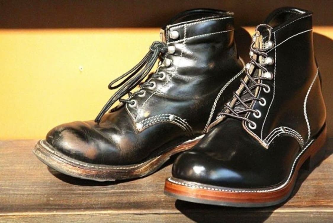 토이즈맥코이 워크 부츠 글라스 레더 소가죽 TMA2307 24SS 상품이미지5