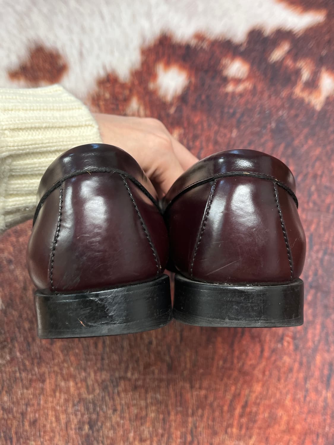 [270] G.H.BASS 바스 larson 페니 로퍼 버건디 상품이미지4