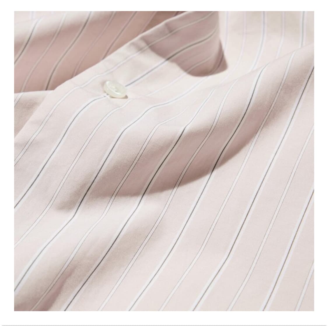 유니클로 C 브로드클로스오버사이즈셔츠 XXL 핑크 스트라이프 상품이미지3