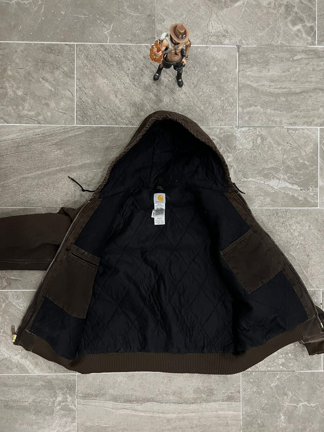 (L) 칼하트 덕 액티브 후드자켓 J130 DKB 다크브라운 상품이미지3