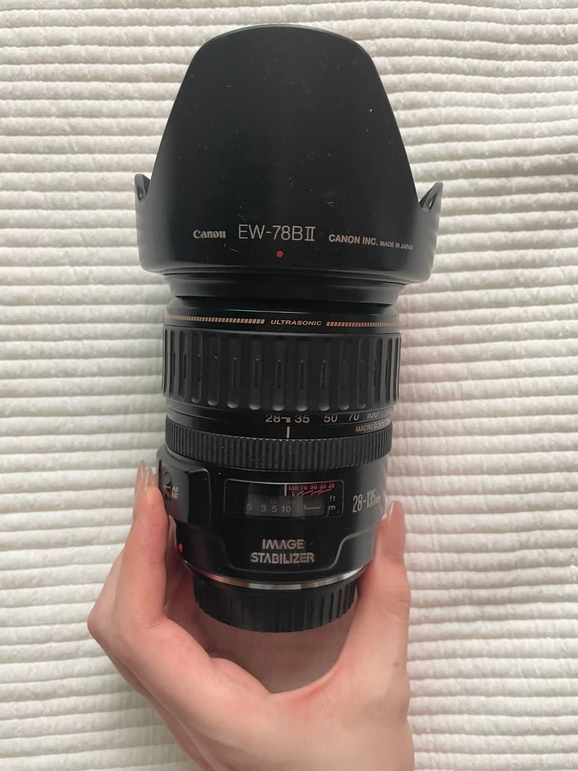 캐논 28-135mm 렌즈+후드+캡 상품이미지2