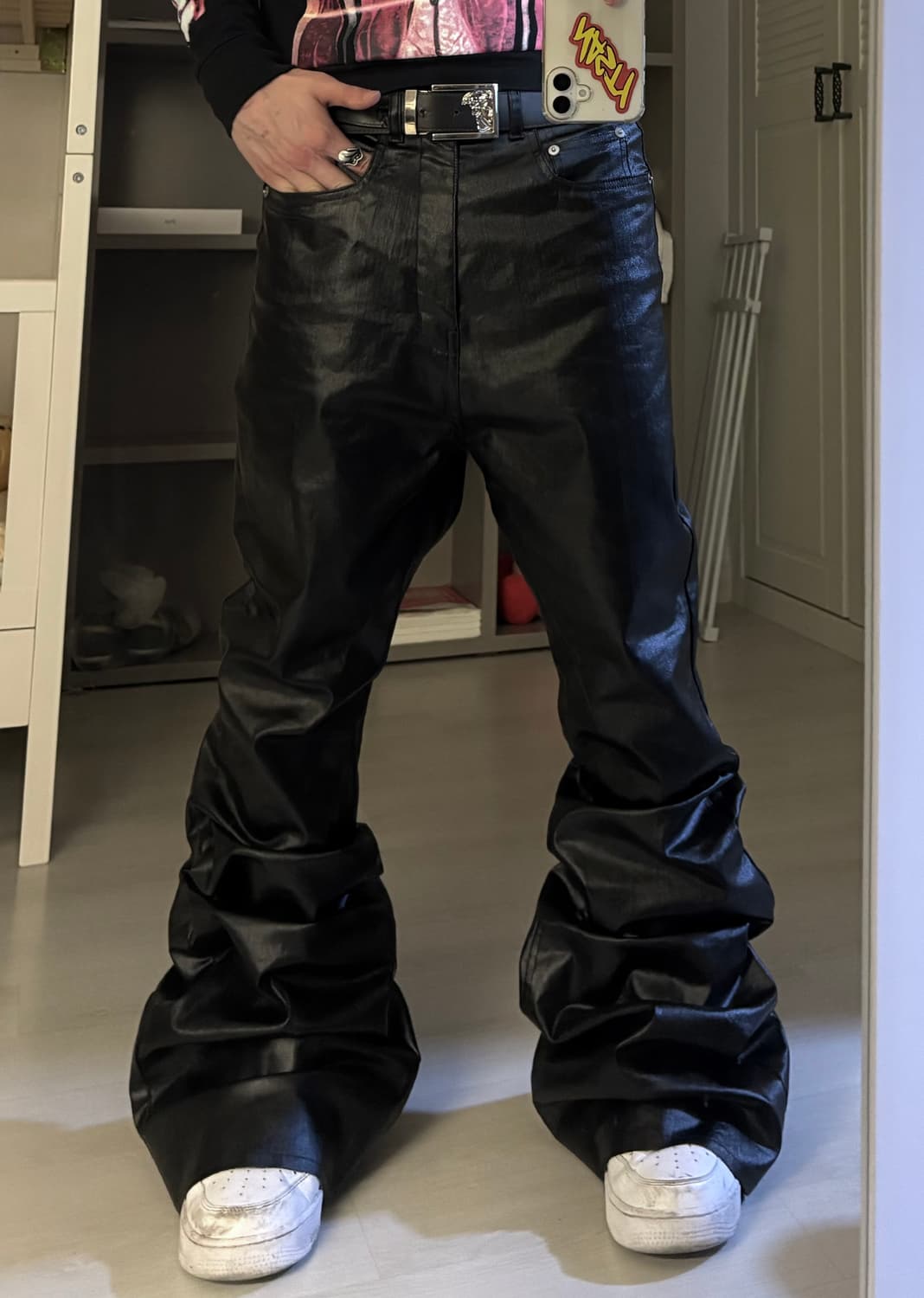 Rick Owens Bolan SCT Hollywood SS25 코팅 데 상품이미지8