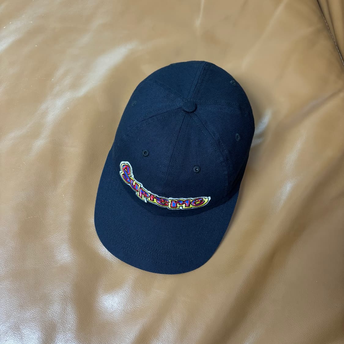 슈프림 6패널 볼캡 모자 곤즈 워시드 블랙 상품이미지5