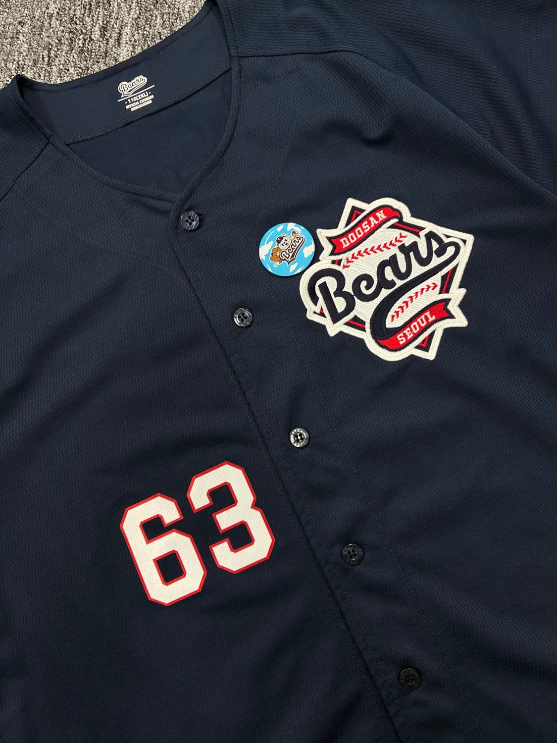 두산베어스 김택연 원정 유니폼 2XL 상품이미지9