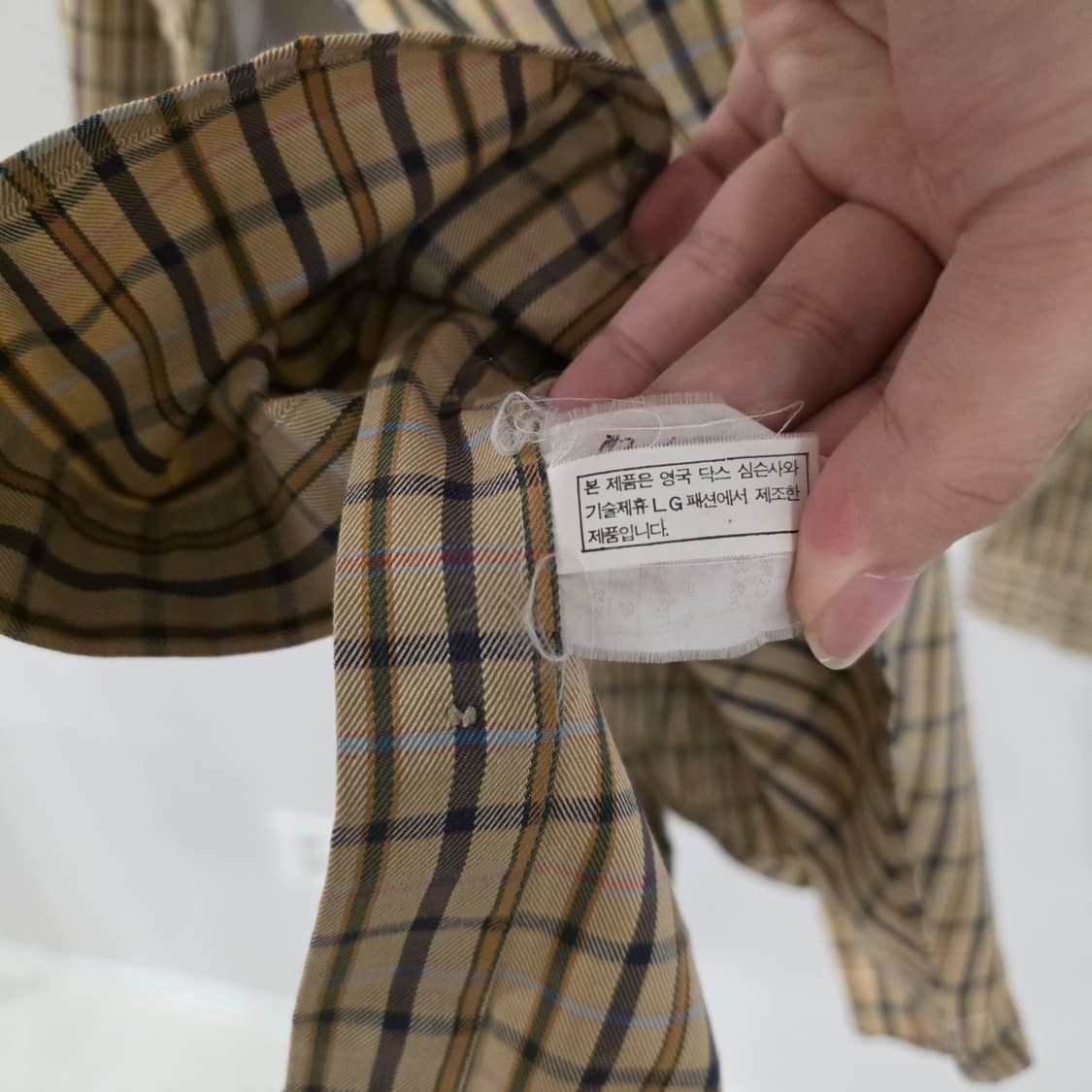 닥스 체크 셔츠 95 상품이미지7