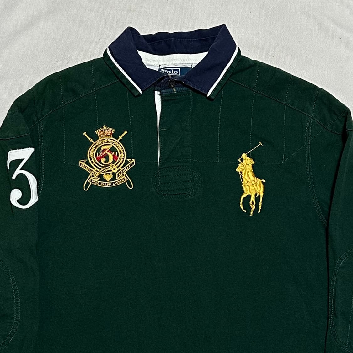 L 폴로랄프로렌 그린 빅포니 럭비 티셔츠 상품이미지1