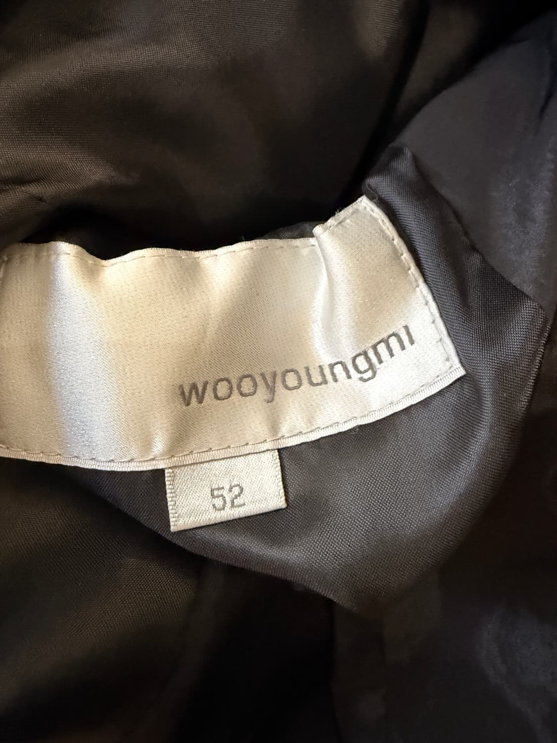 우영미 하이넥 집업 나일론 자켓 상품이미지6