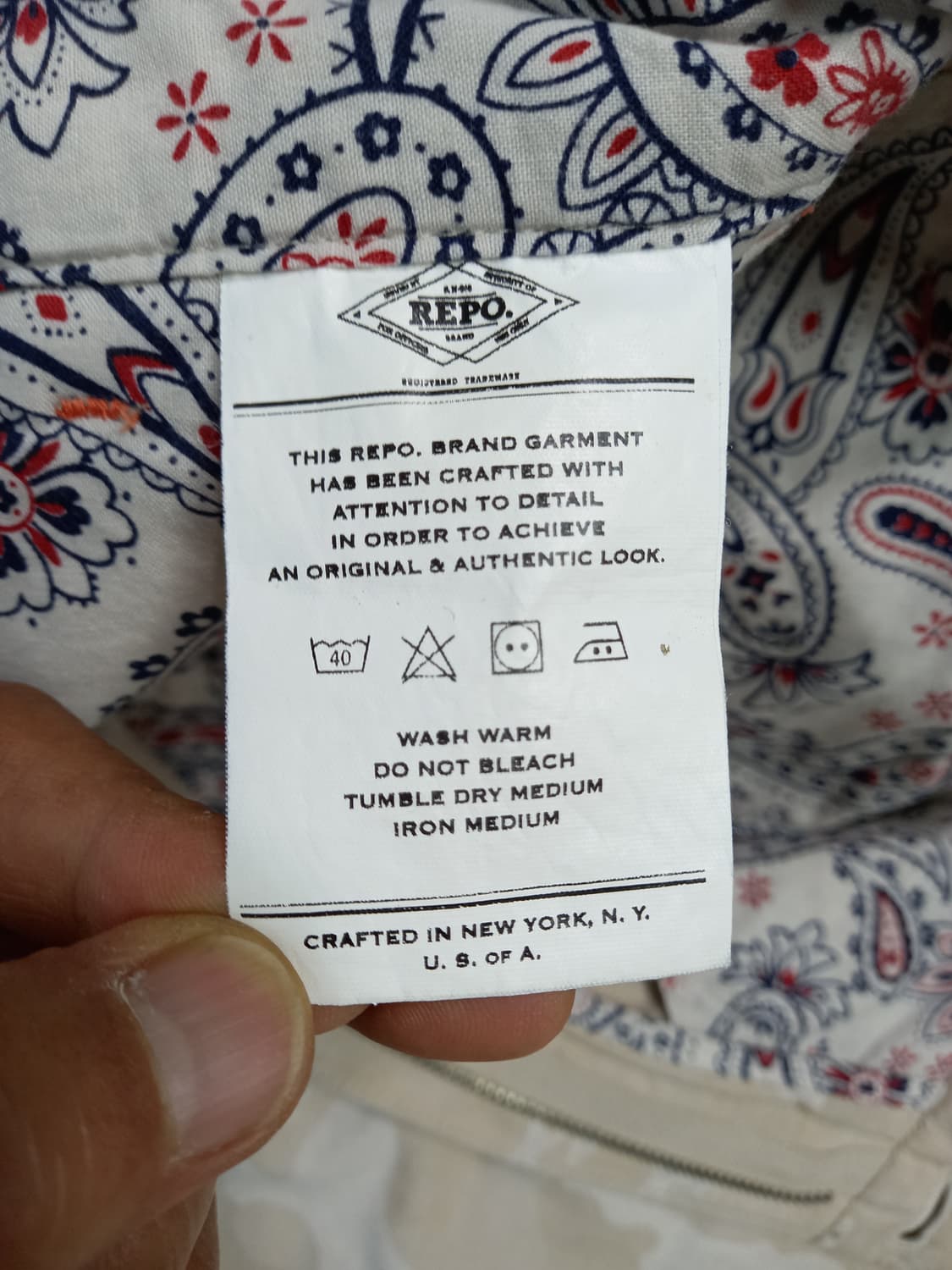 30 REPO USA 카모 반바지 연베이지 30-238 상품이미지5