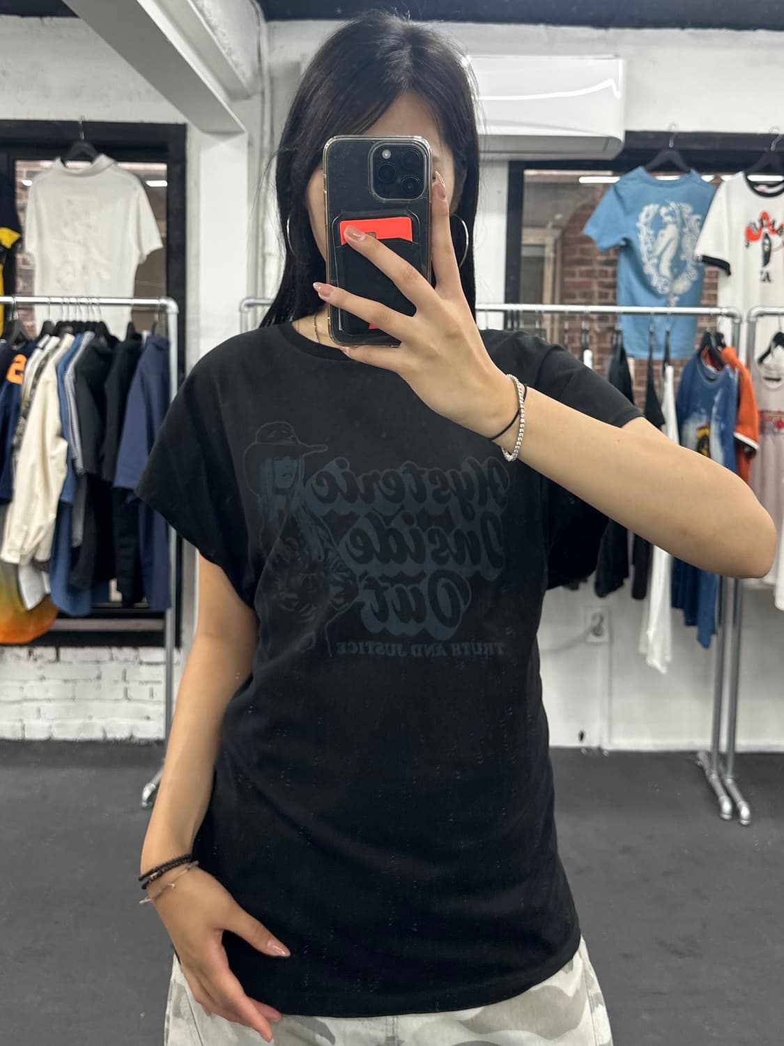 히스테릭 글래머 인사이드 아웃 티셔츠 상품이미지1
