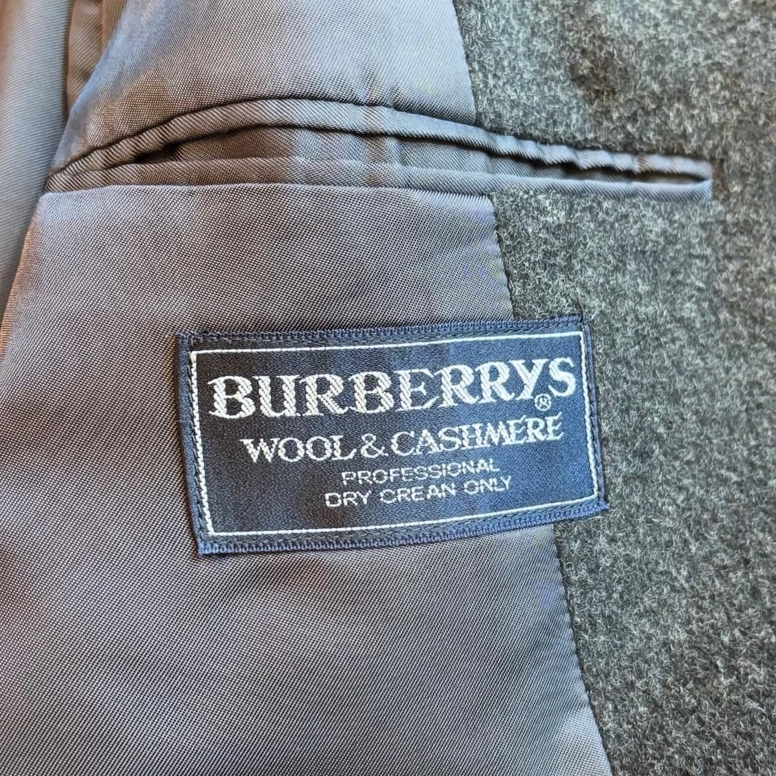 버버리 캐시미어 챠콜 맥 코트 상품이미지8