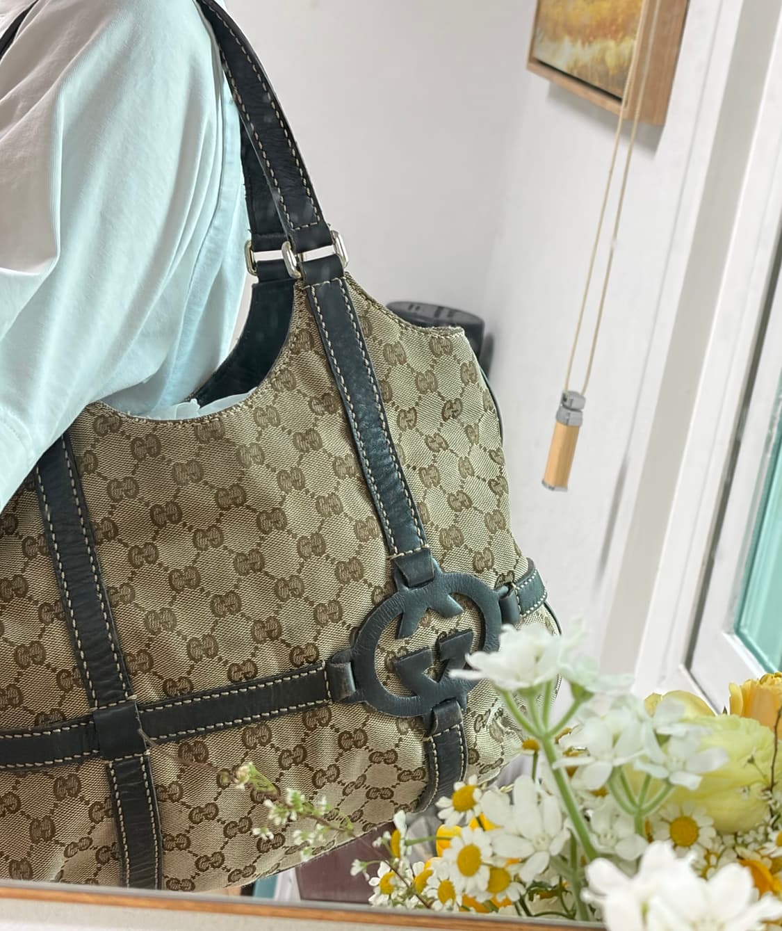 구찌 정품 올드 숄더백 상품이미지2