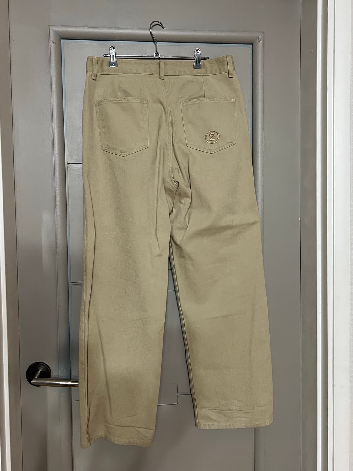 Seemcity Fabregat 베이지 와이드 팬츠 상품이미지2