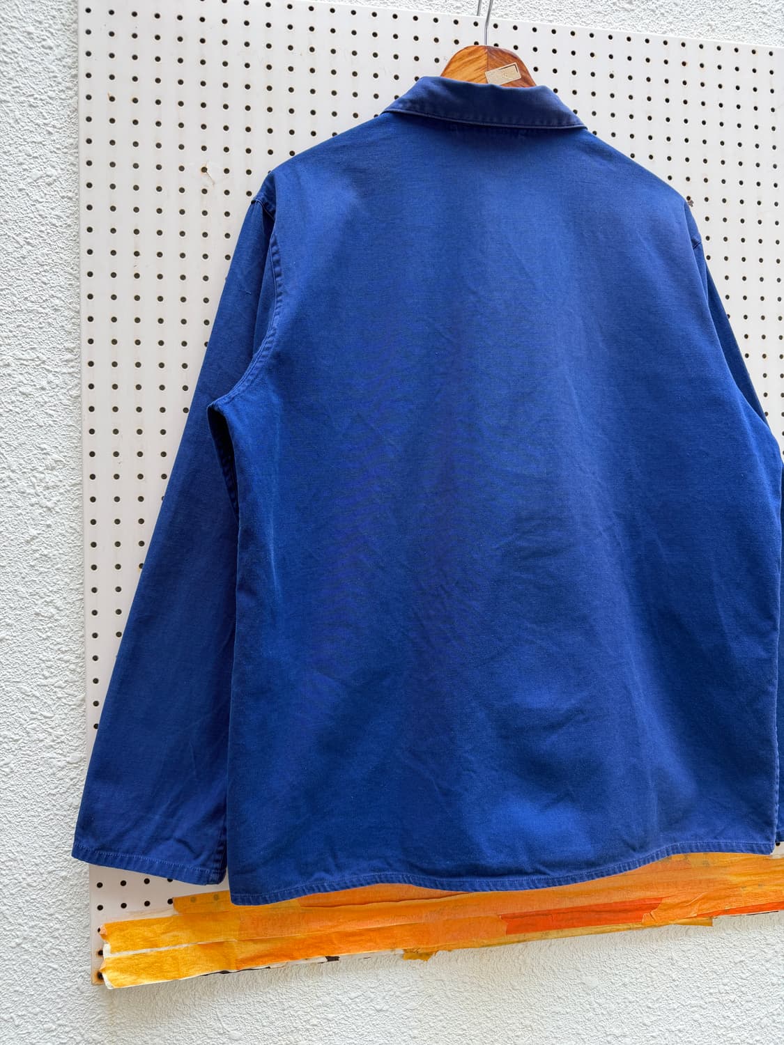 1980s FADED WASHED INK BLUE 빈티지 프렌치워크자켓 상품이미지9