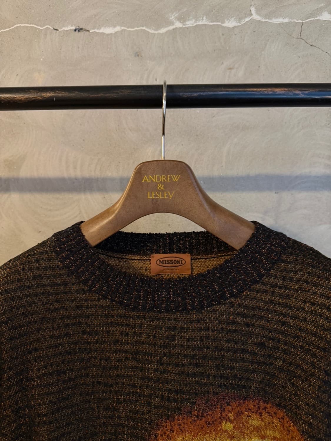 미쏘니 그래픽 니트 100~105 상품이미지3