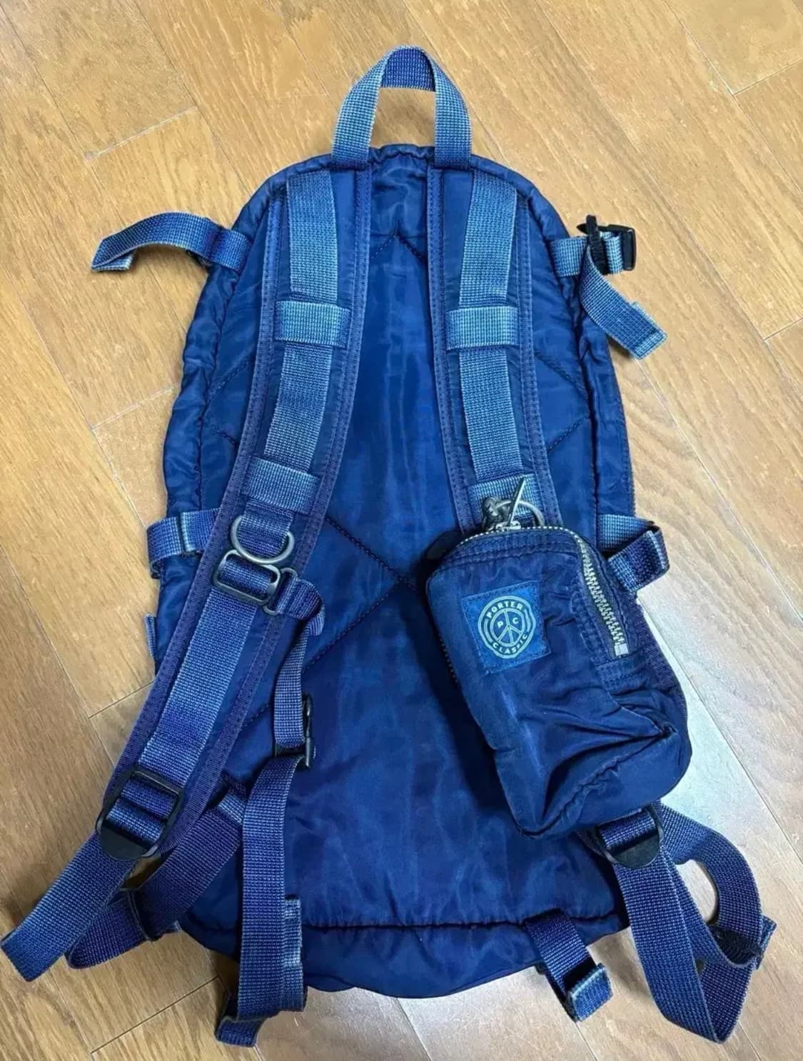 포터 클래식 슈퍼나일론 백팩 스몰 블루 상품이미지2