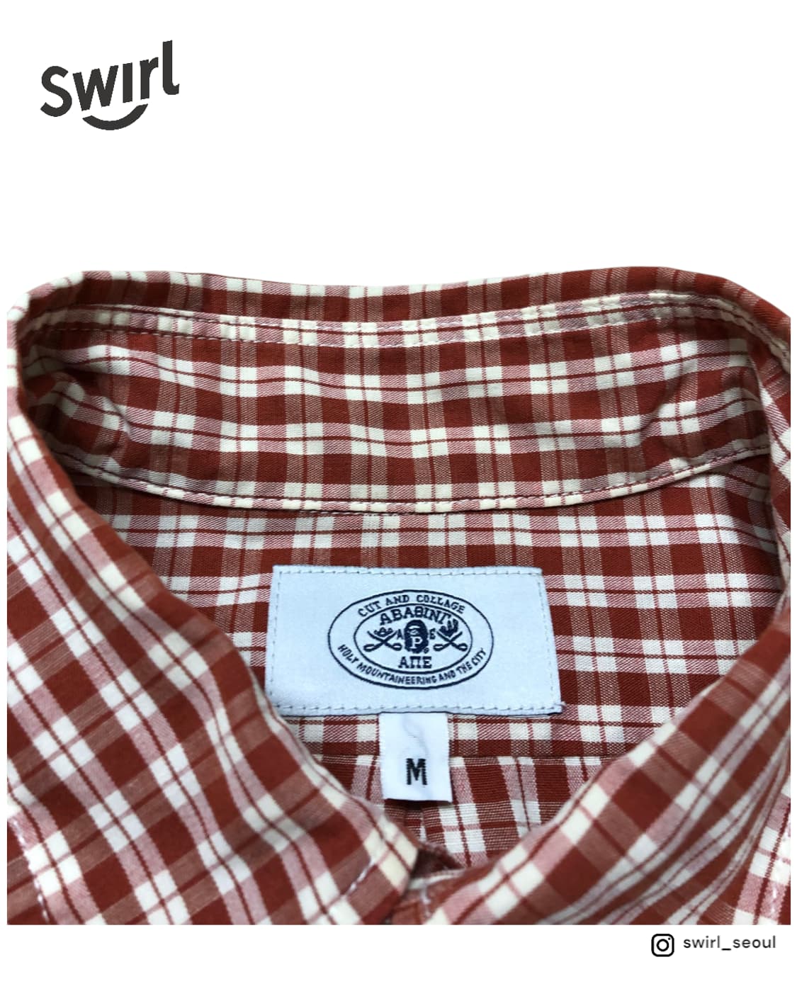 BAPE Cut & Collage check shirts 상품이미지5