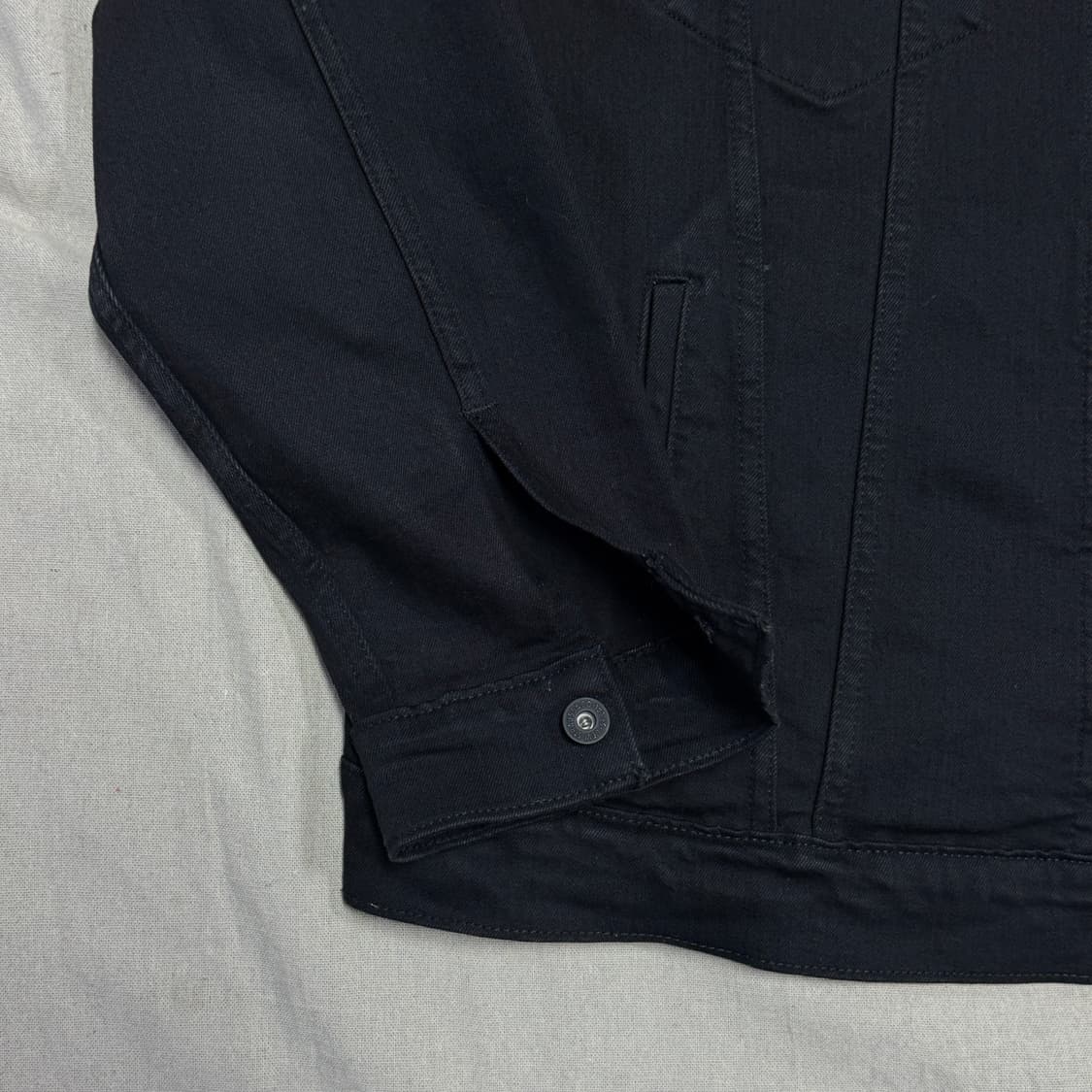 리바이스 프리미엄 블랙 트러커 자켓 XL 상품이미지3