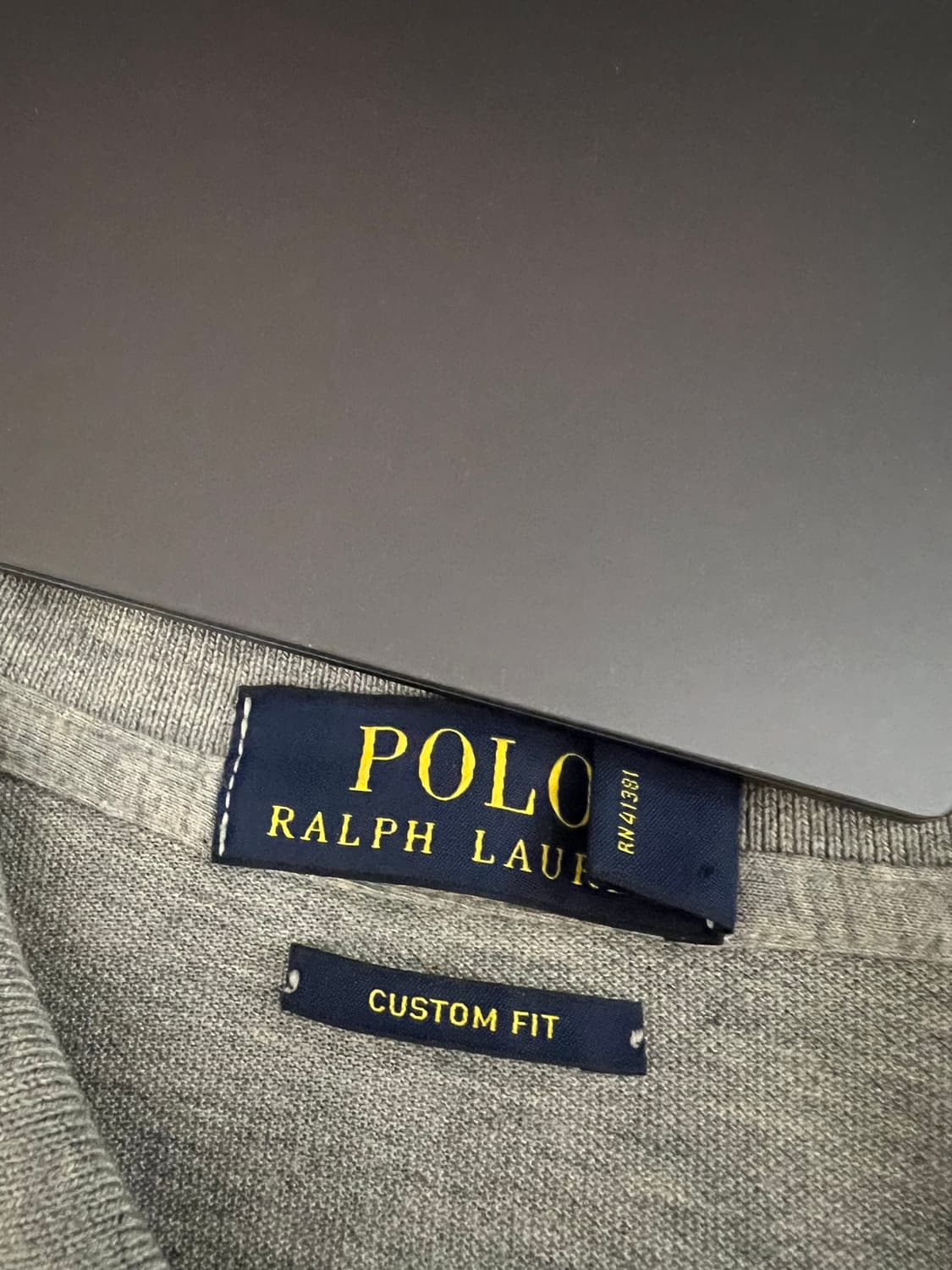 폴로 랄프로렌 그레이 긴팔 카라티 S 상품이미지3