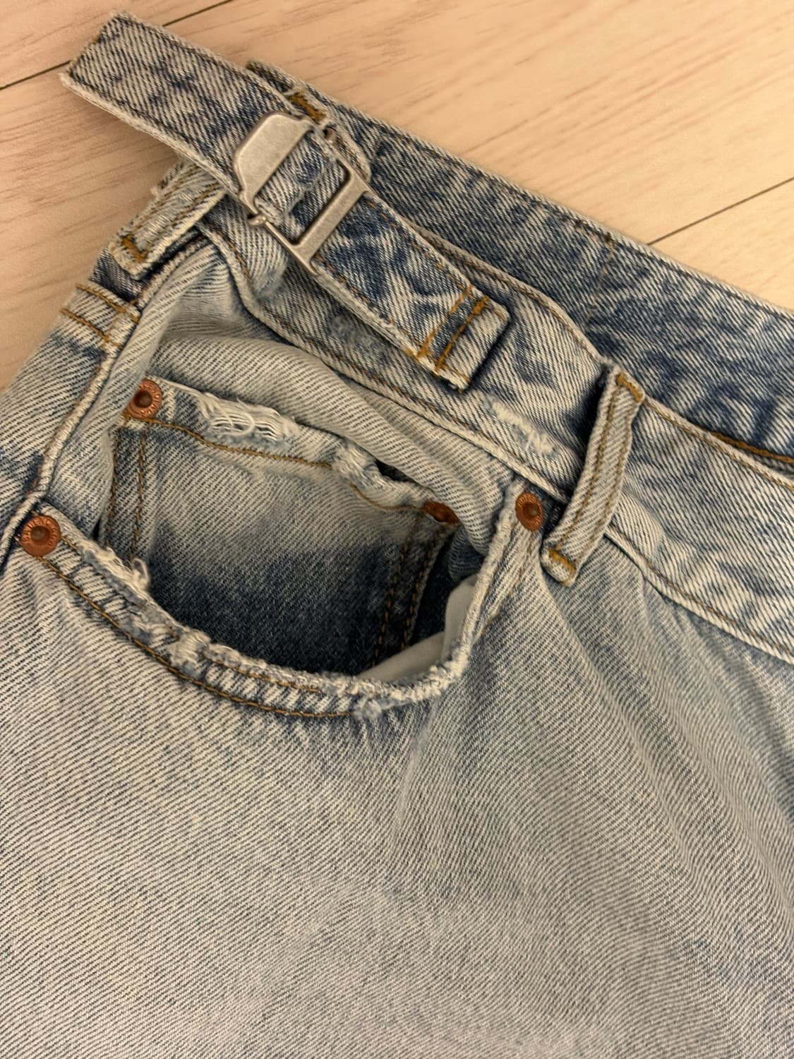(M) BALENCIAGA 발렌시아가 연청데님 상품이미지3