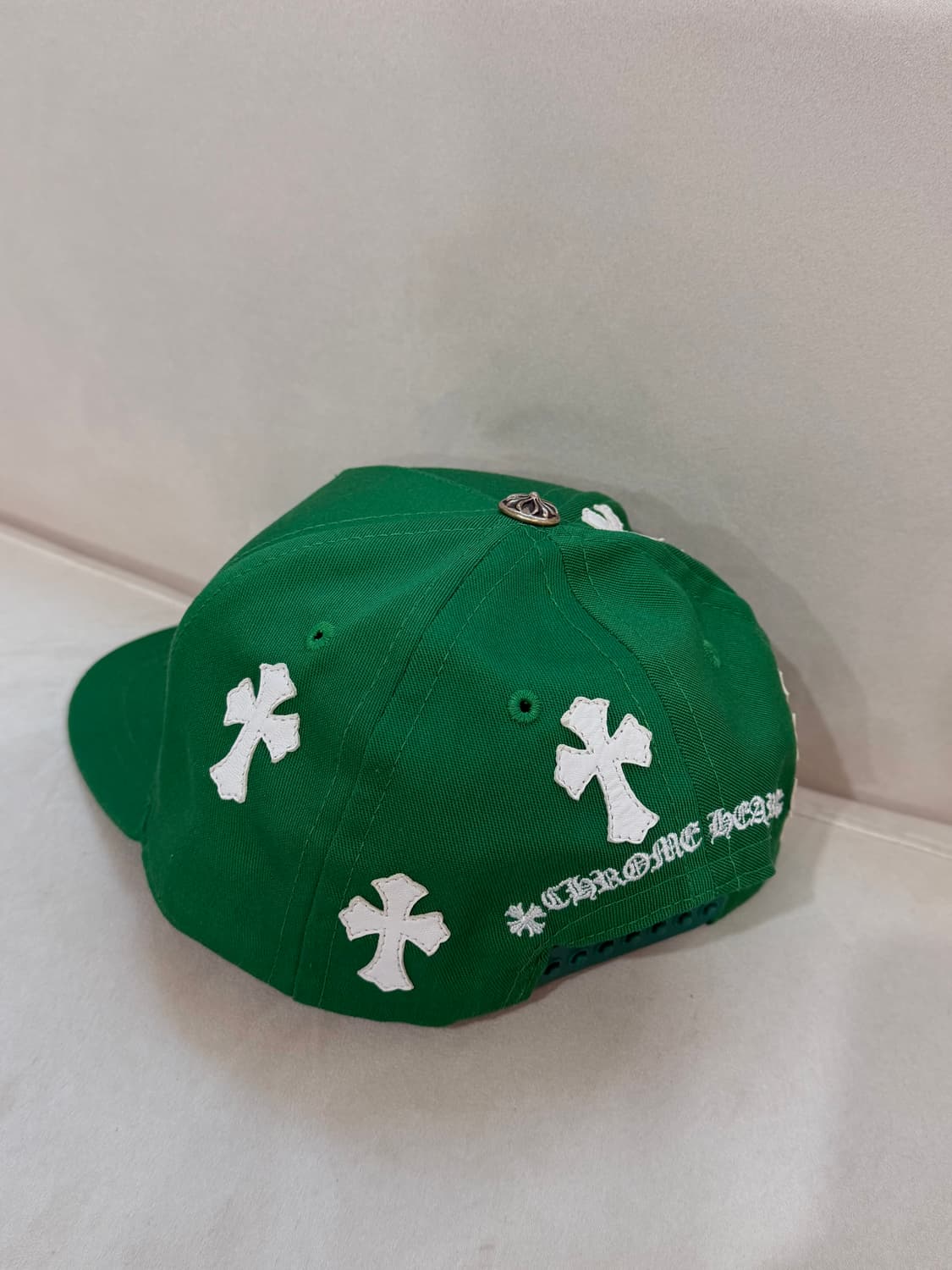 크롬하츠 크로스패치 캡 그린 상품이미지2