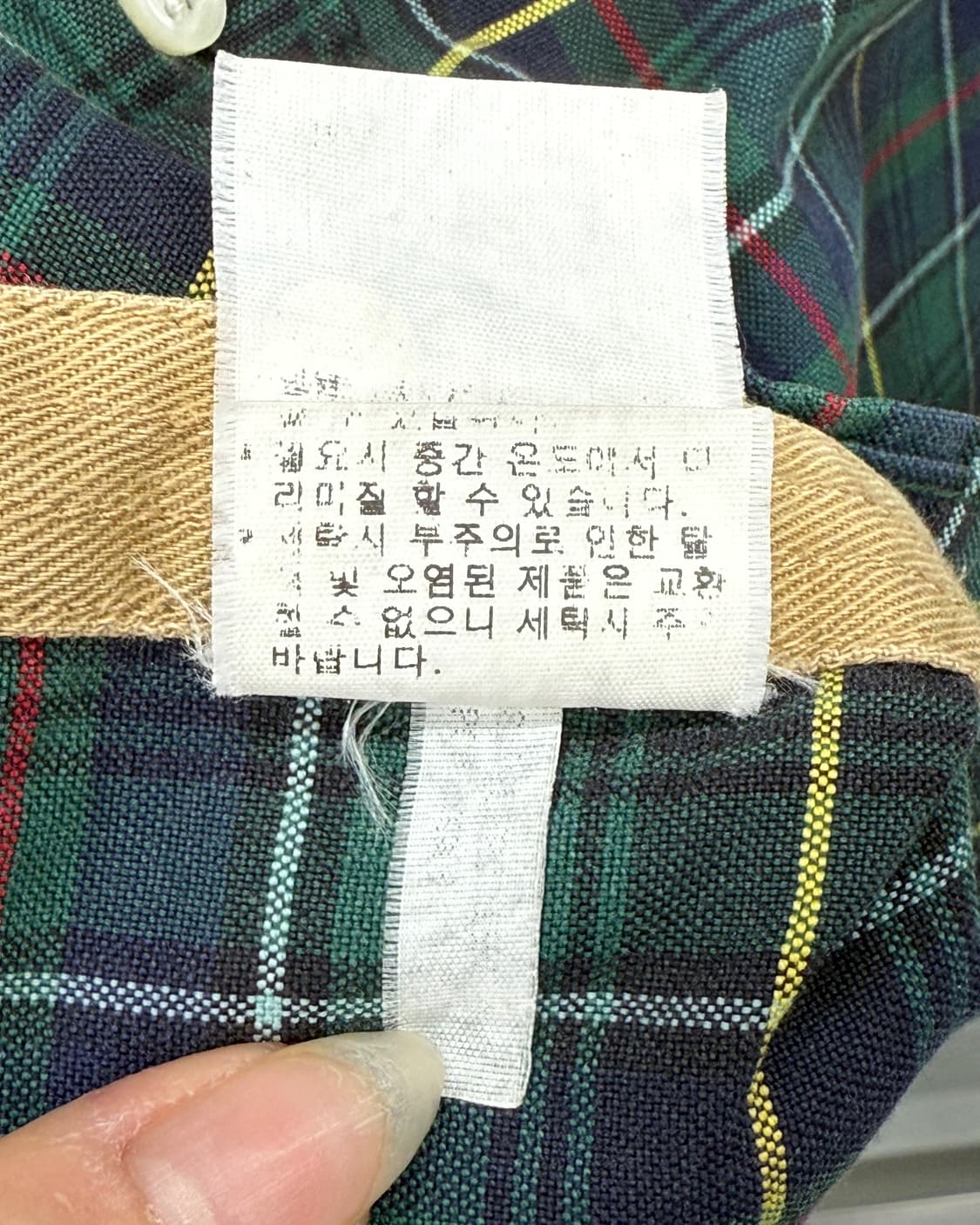 폴로 랄플로렌 00s 체크 셔츠 상품이미지7
