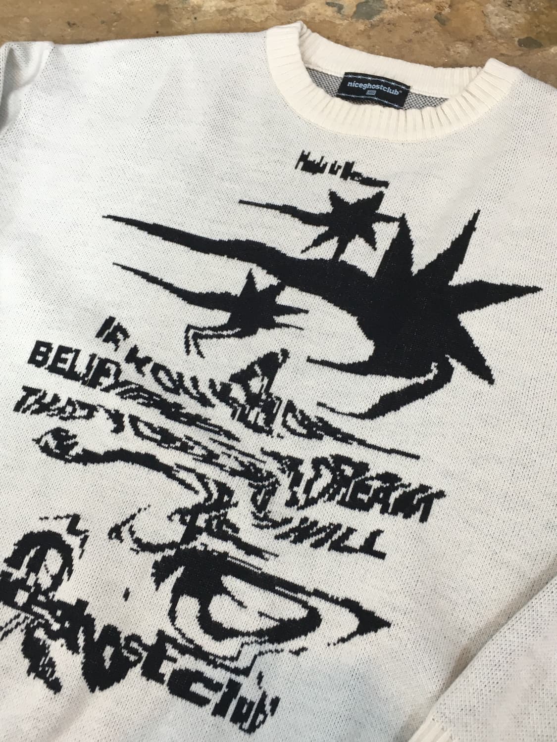 나이스고스트클럽 니트 상품이미지8