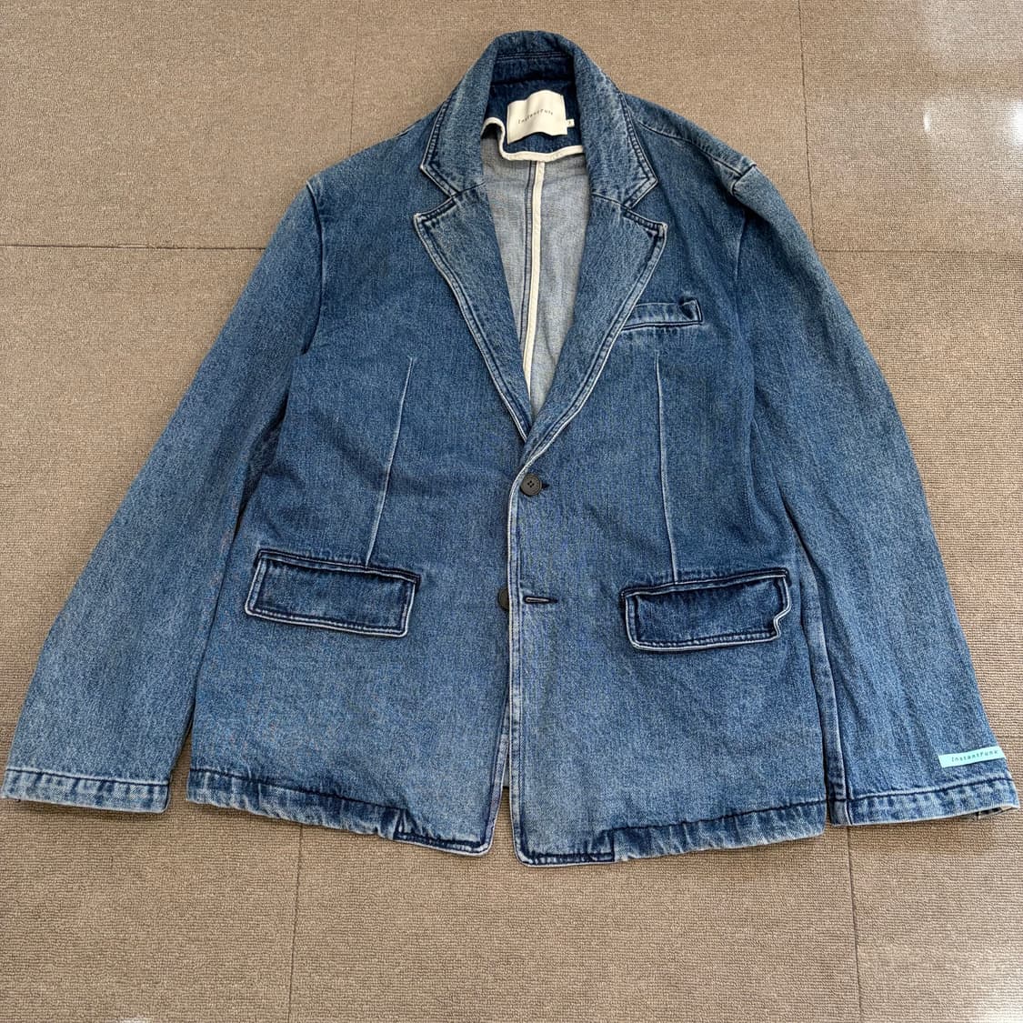 Instantfunk 인스턴트펑크 데님 싱글 자켓 공용 3 상품이미지1
