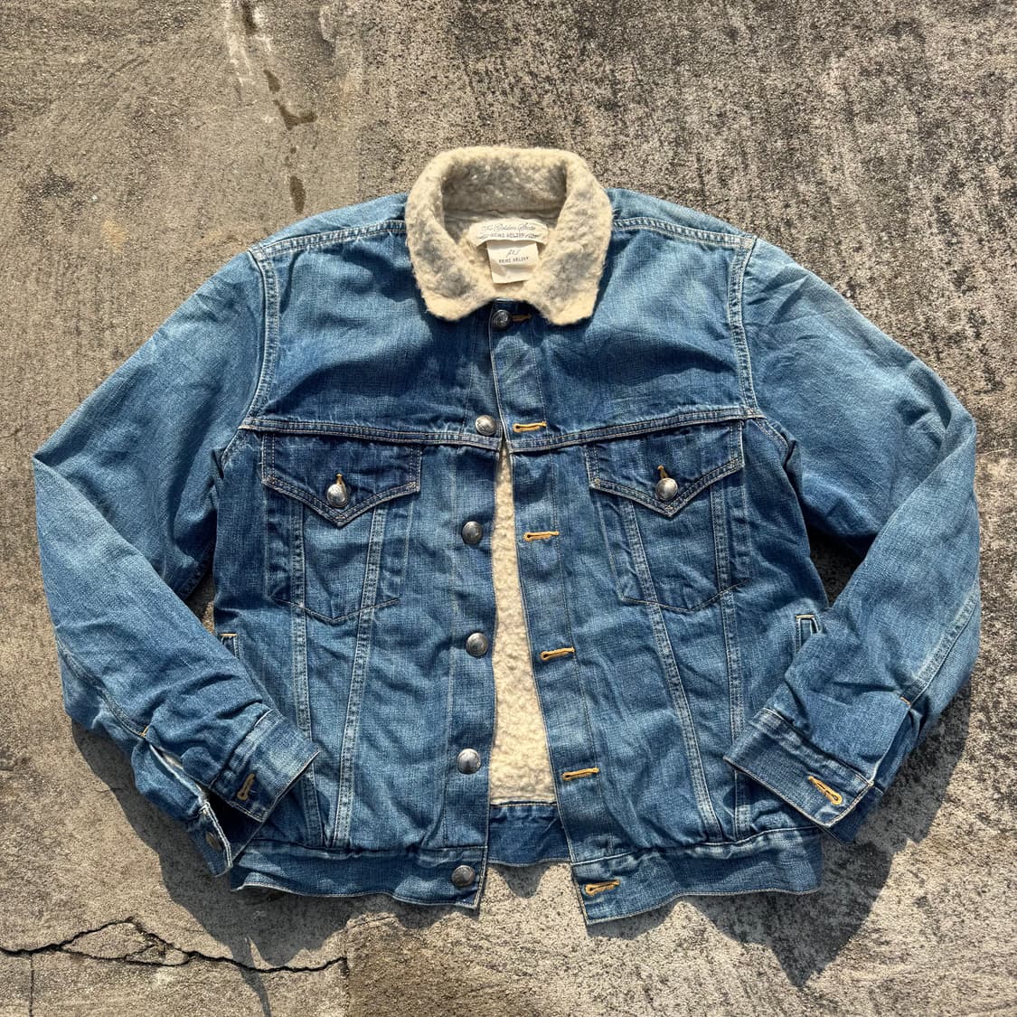 [M] Remi Relief 레미릴리프 쉐르파 데님 자켓 상품이미지1