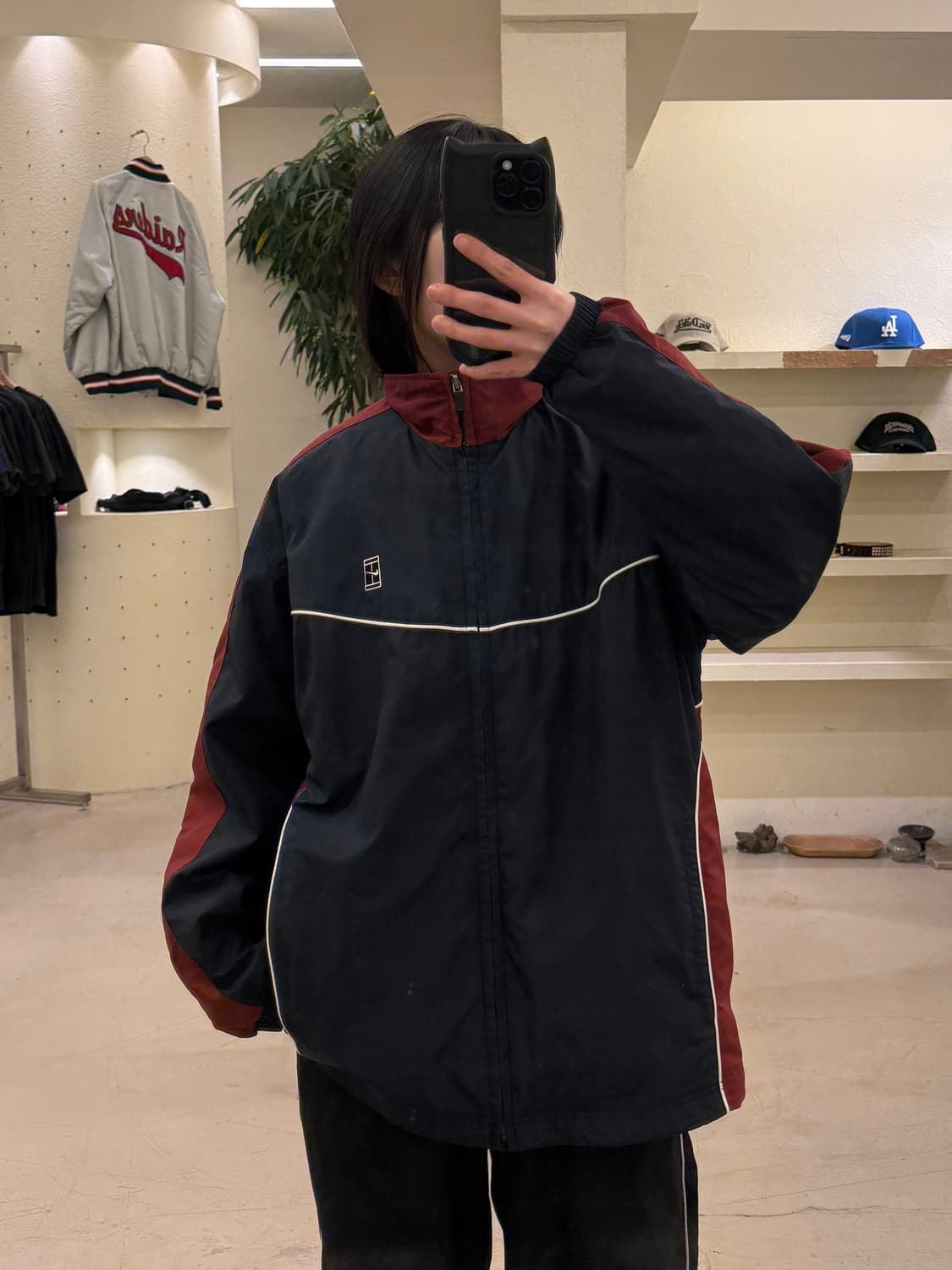 나이키 테니스로고 올드스쿨 배색 바람막이 U57 상품이미지1