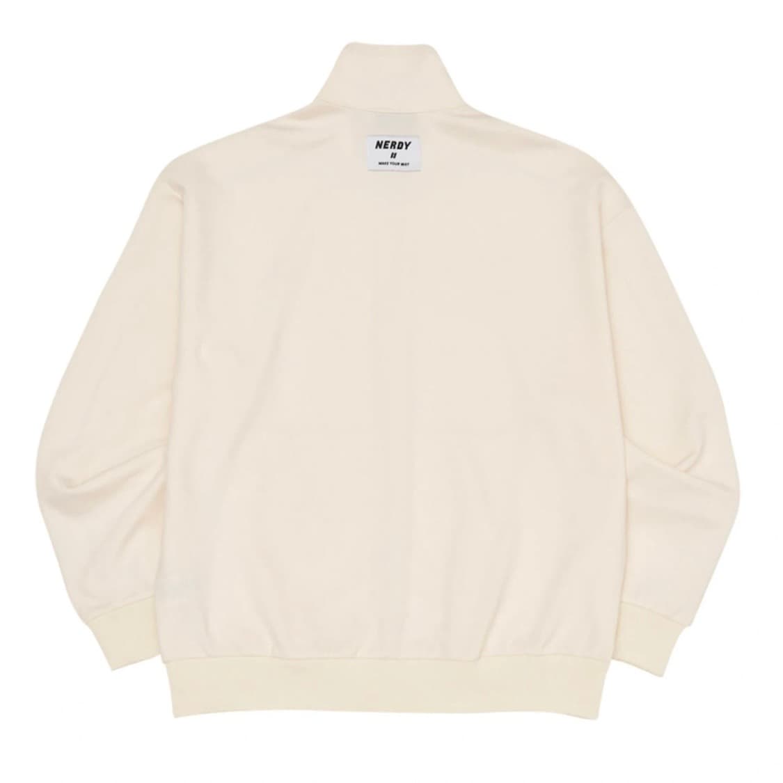 택있는 새상품 널디 크림져지 상품이미지2