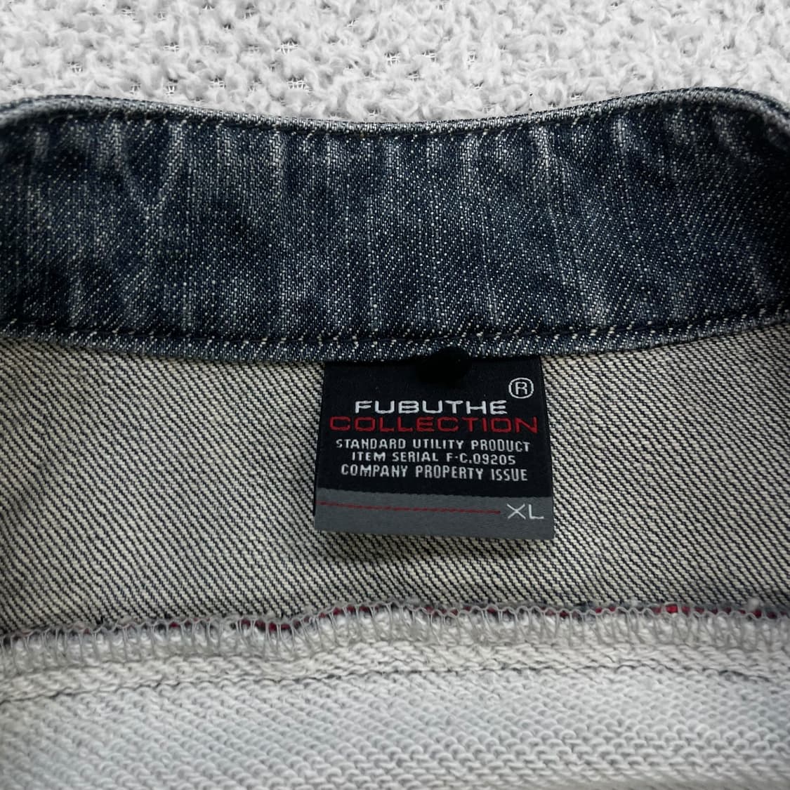 후부 Fubu USA 올드스쿨 데님 바이커 레이싱 자켓 상품이미지6