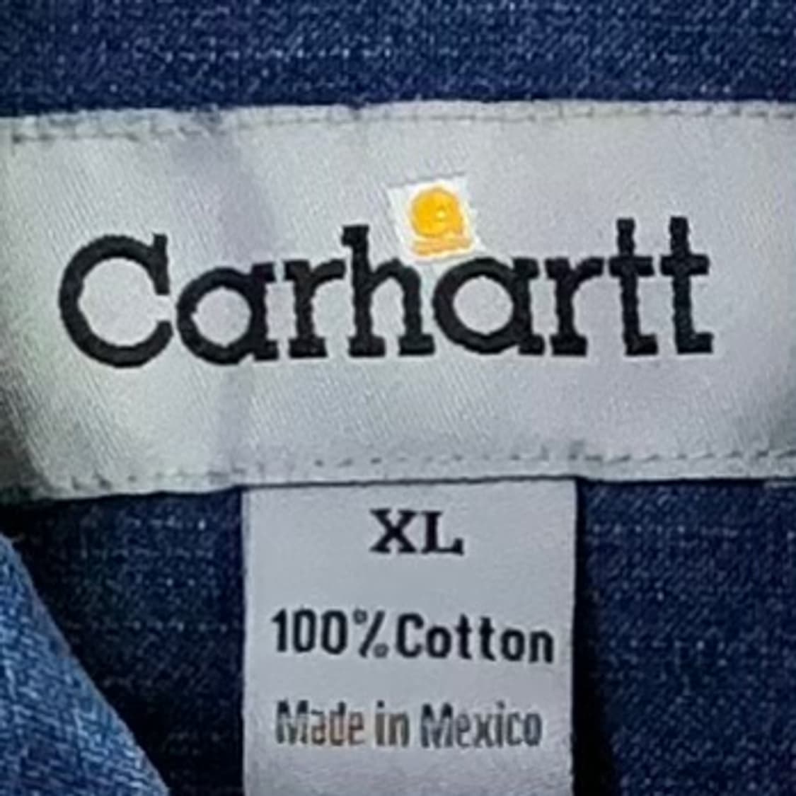 XL 칼하트 데님 셔츠 상품이미지3