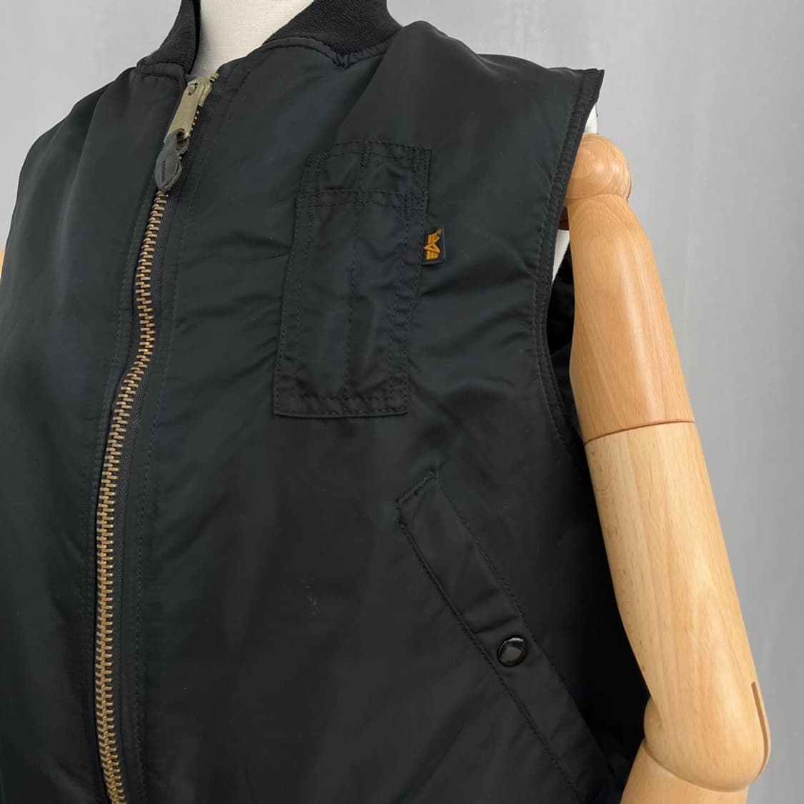 알파인더스트리 MA-1 집업 베스트/#3605 상품이미지2