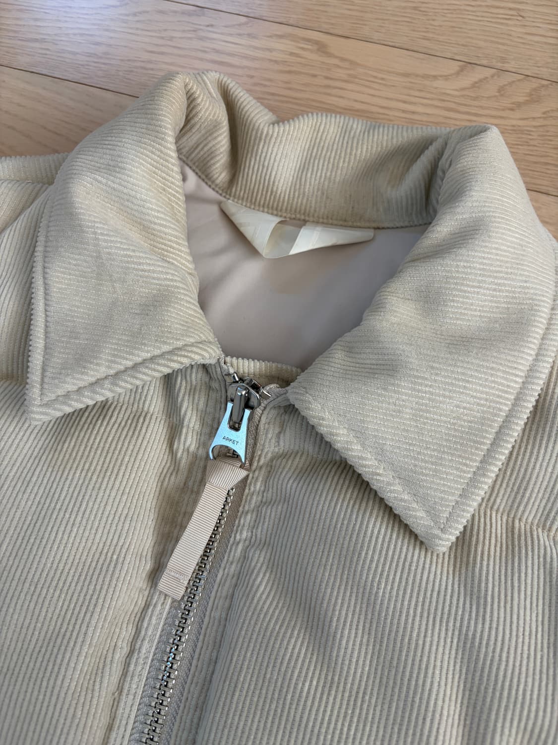 아르켓 코듀로이 카라 패딩 상품이미지2