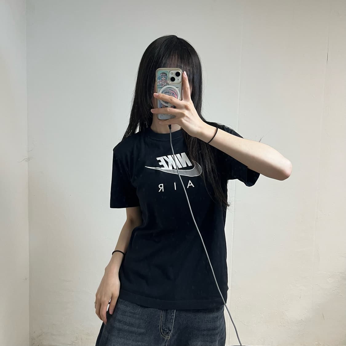 Nike Black Big Logo T-Shirt 상품이미지1