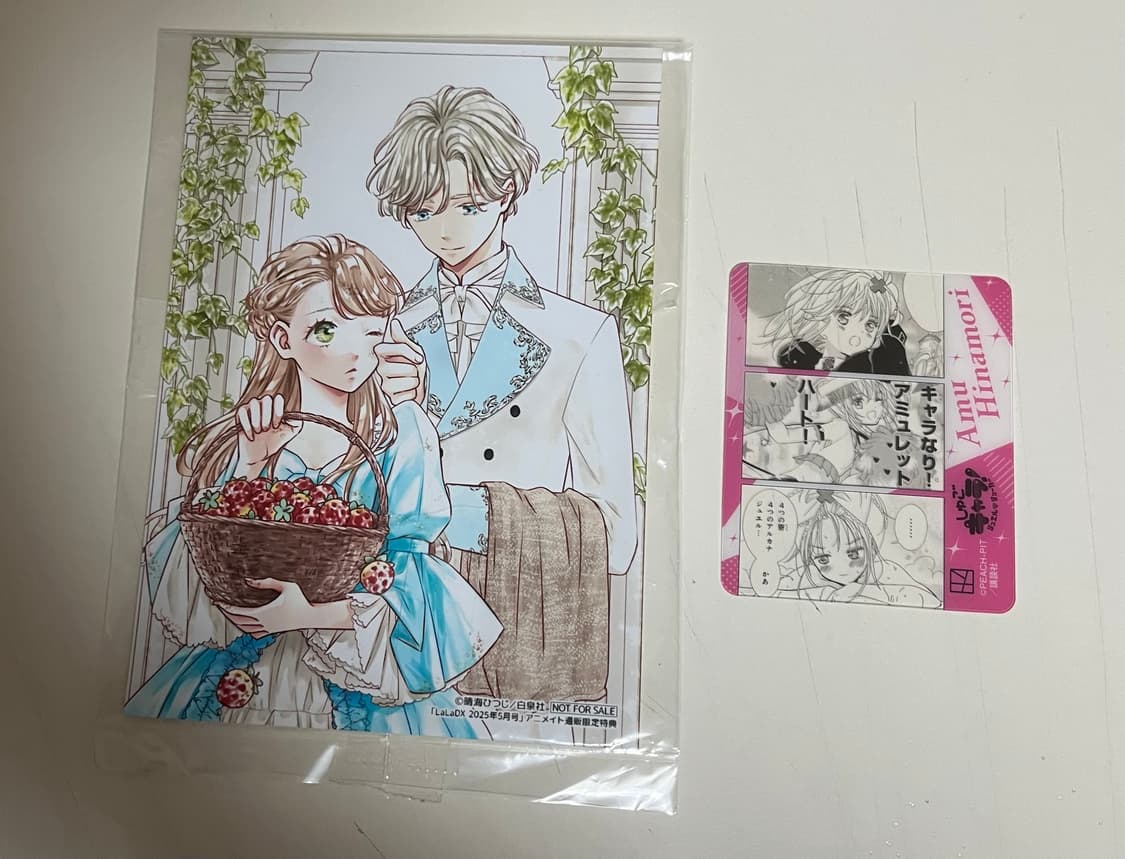 4월20일 배송예정)캐릭캐릭체인지 포카+흙투성이 엘레나 공주 엽서 세트 상품이미지2