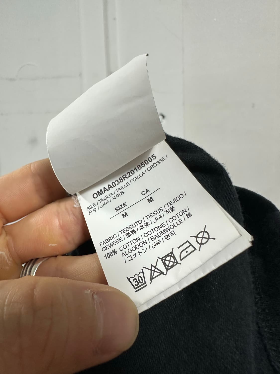오프화이트 드리핑 반팔티 상품이미지4