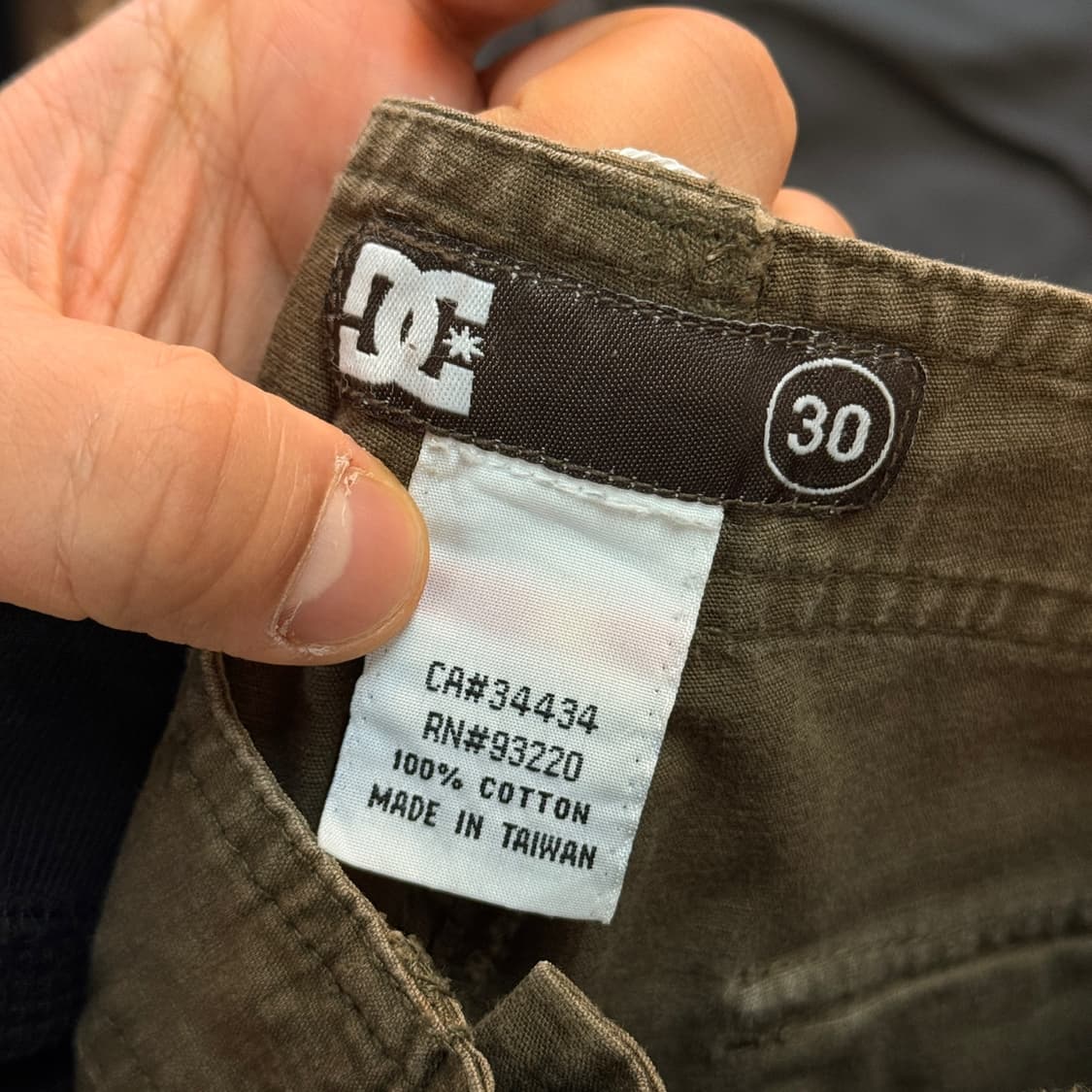 DC 슈즈 DC로고 립스탑 밀리터리 카고 팬츠 30 상품이미지9