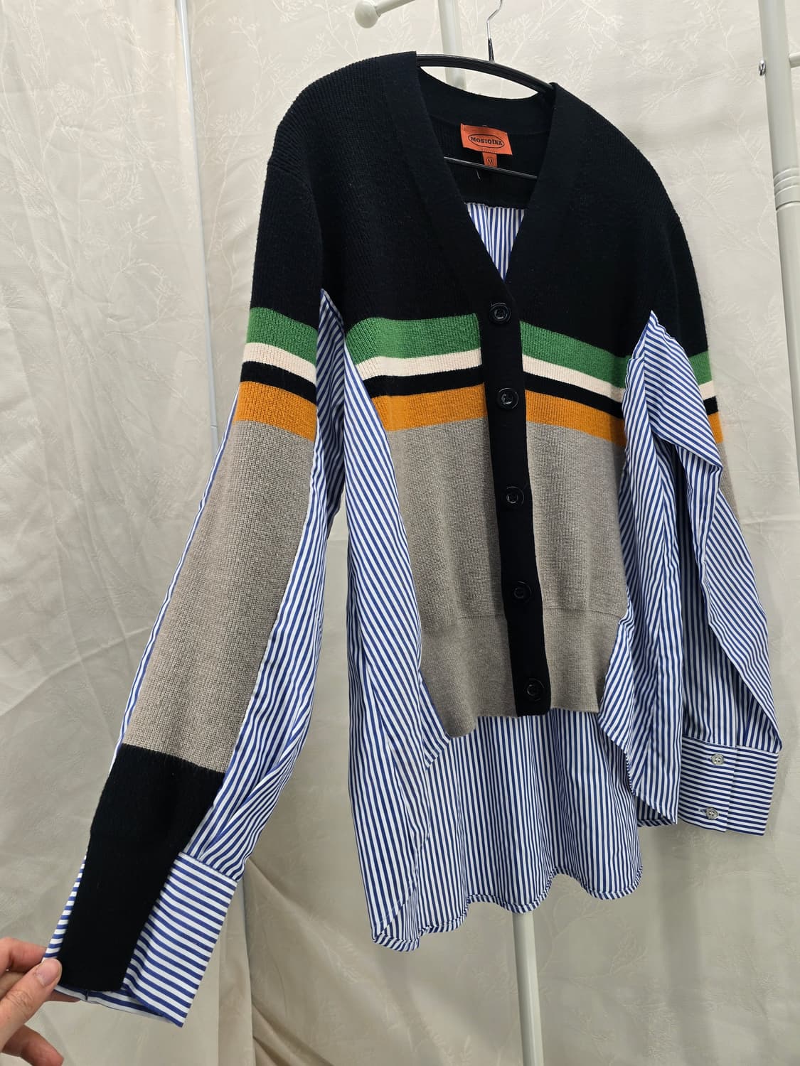 MOSIQINA 레이어드 가디건 셔츠 M 상품이미지7