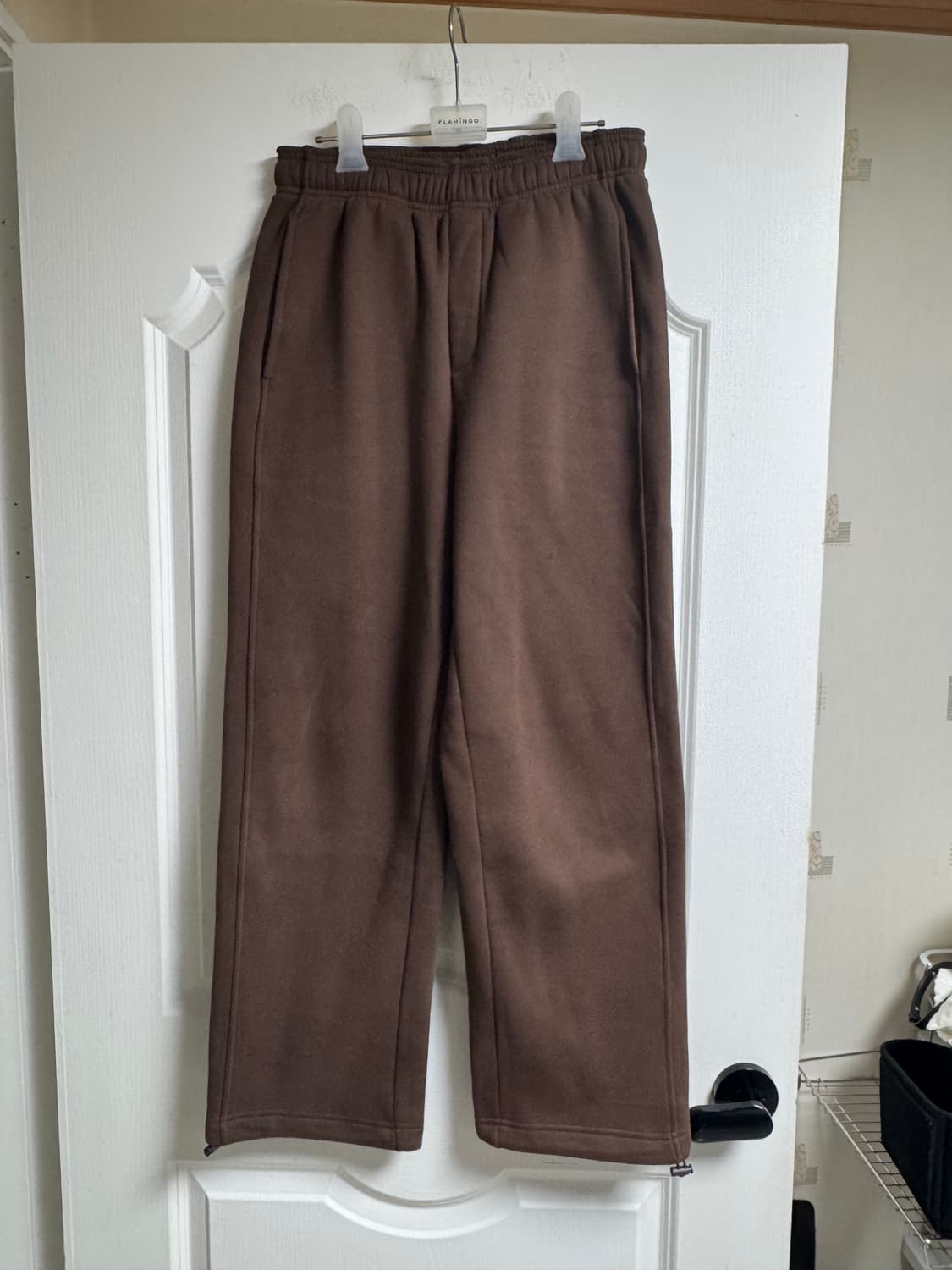 파르티멘토 우먼 와이드 스웻팬츠 브라운 S 상품이미지5